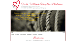 Desktop Screenshot of chiesacristianapn.org